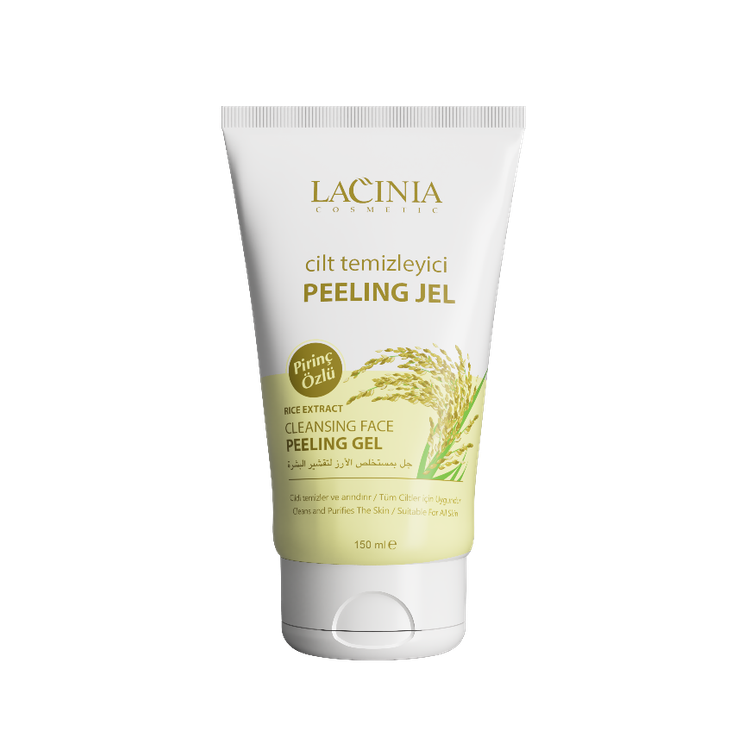 ژل لایهبردار عصاره برنج ML150 مناسب پوست چرب و مختلط لاسینیا
