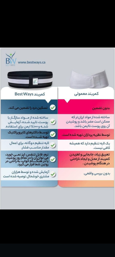 کمربند طبی Best Ways