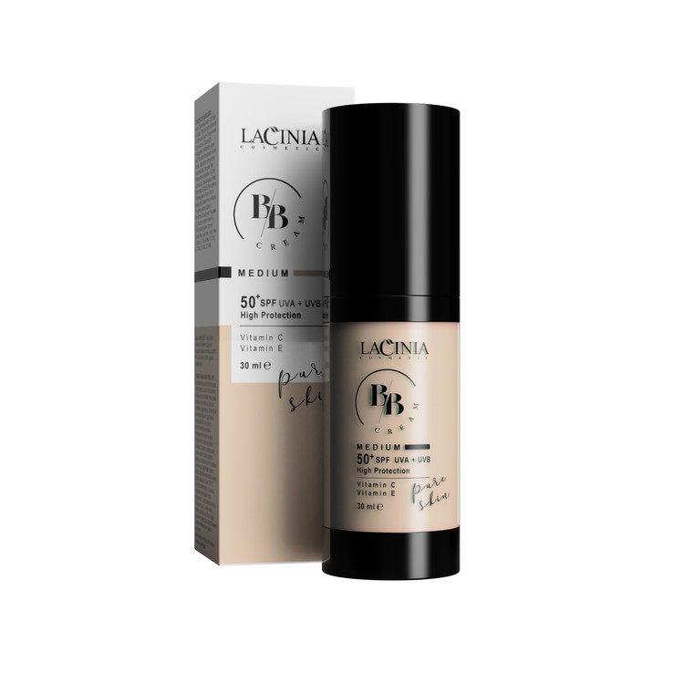 بی بی کرم مدیوم SPF 50 لاسینیا