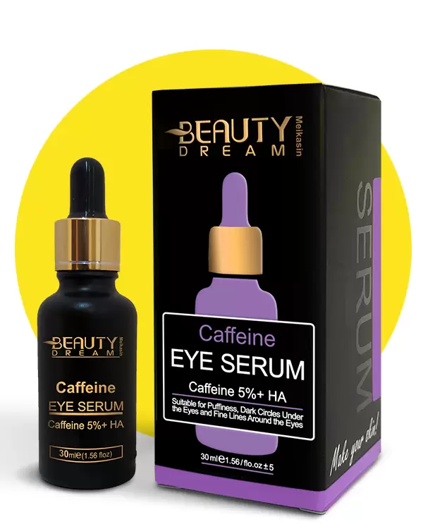 سرم دور چشم کافئین ۵٪ + هیالورونیک اسید ( Coffeine ۵% + HA ) بیوتی دریم